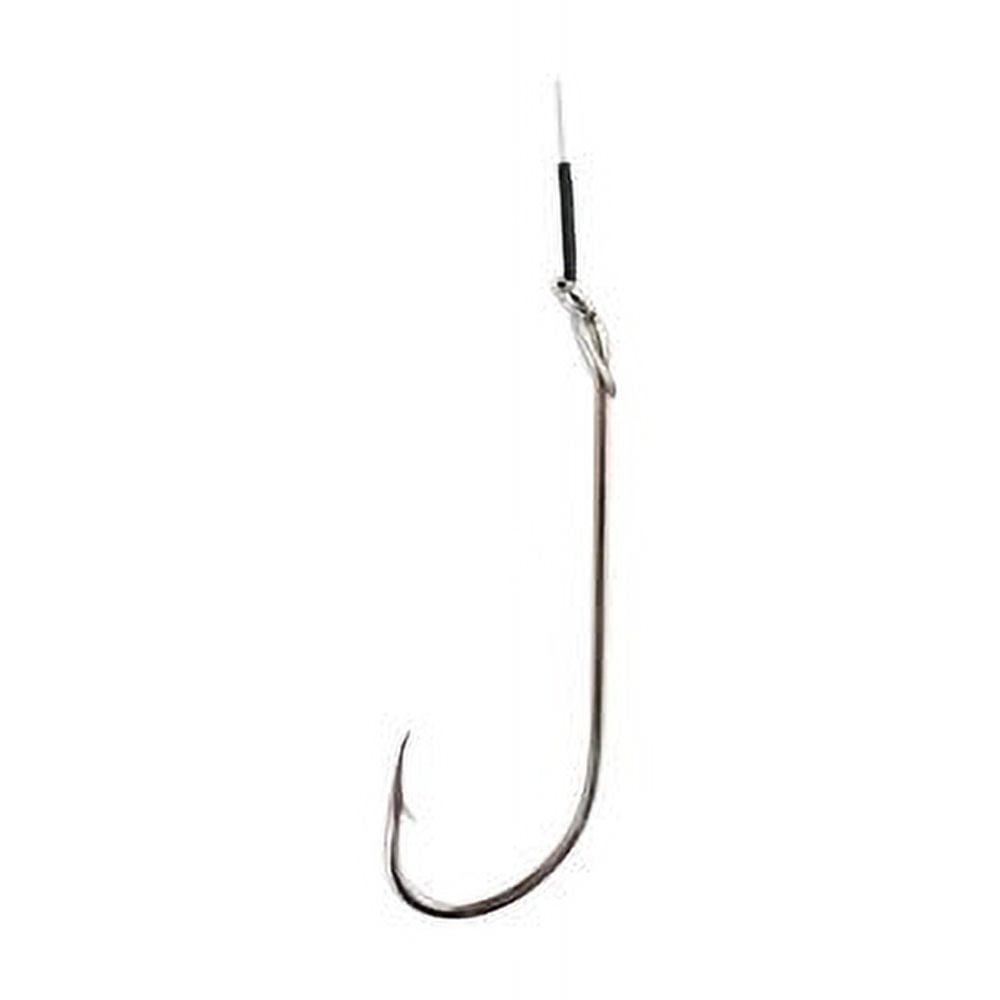 (3 pack) Eagle Claw 422NWH-4/0 Nylawire O'Shaughnessy Hook, Nickel, Size 4/0