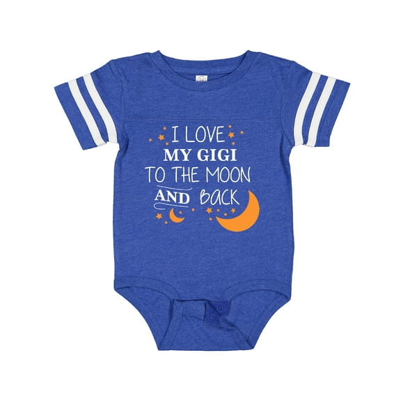 Inktastic I Love My Gigi to the Moon and Back Boys or Girls Baby Bodysuit
