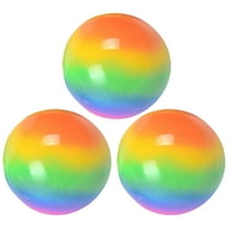 LOLIPPYY 3Pcs Rainbow Stress Balls TPR Material Squeeze for All Ages