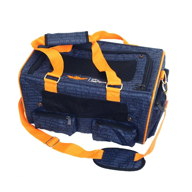 Jet Paws Airline Approved JetBlue Dog Carrier, 16"L x 10"W x 10.50"H