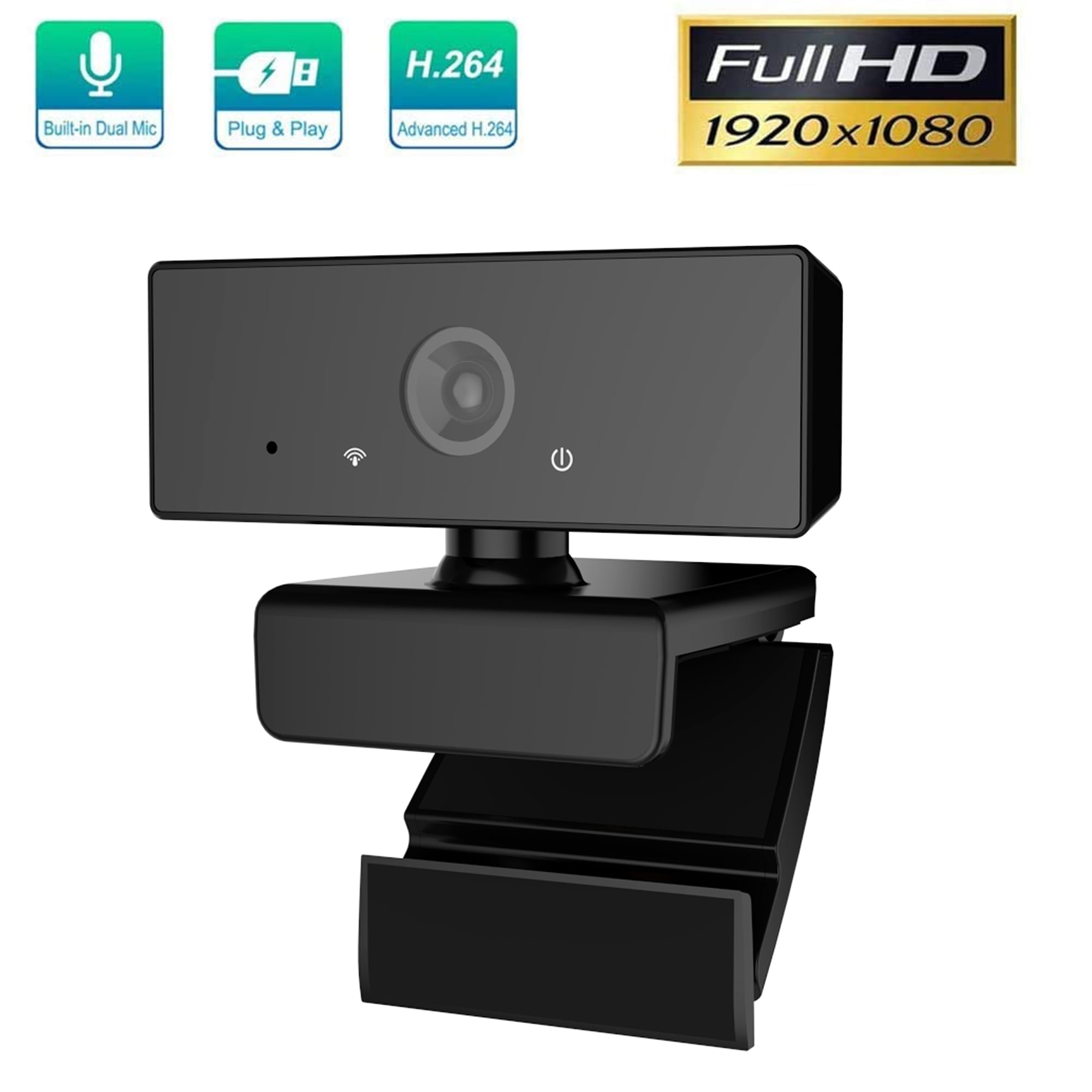NK SUPPORT 1080P Computer Cameras for Desktop, Full HD Video Camera for