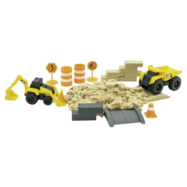 Set de construcción de juguete CAT Dig N' Build 283 g Compound 2 Vehicles