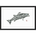 thumbnail image 3 of "Sea Bass Solitaire" Framed Painting Print, 3 of 5