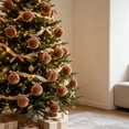 thumbnail image 5 of Solid Velvet Christmas Ball Ornament Set Fabric Hanging Baubles for Xmas Tree Holiday Decor, 5 of 6