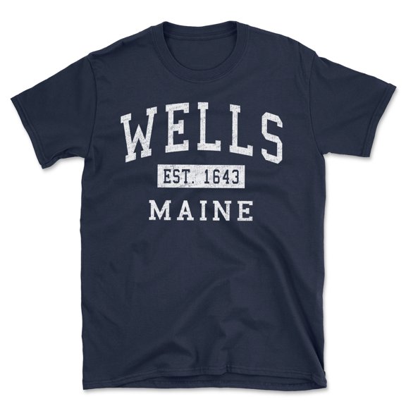 Wells Maine Classic Established Men's Cotton T-Shirt