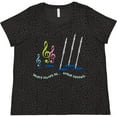 thumbnail image 3 of Inktastic Flute Player Gift (treble) Women's Plus Size T-Shirt, 3 of 5