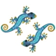 thumbnail image 2 of Billuyoard Pack de 2 decoración de pared con forma de Animal, escultura de hierro, colgante decorativo para interior, jardín, patio, figurita, estatua, Decoración Billuyoard HA062660-00, 2 of 6