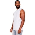 thumbnail image 3 of Casual Classics Mens Core Ringspun Cotton Raw Edge Tall Tank Top, 3 of 4