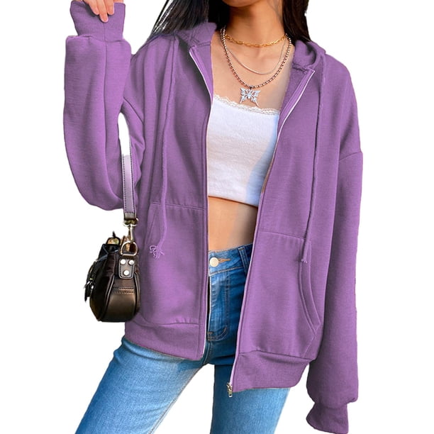 Chaqueta con capucha Sunnimix Mujer Púrpura S