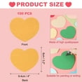 thumbnail image 2 of Uxcell Heart Cutouts, Paper Heart Shaped Die Cut Cards for Valentine's Day, Wall Decor, Art Supplies Gold Yellow 4 x 3.2 Inch, 2 of 6