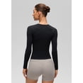 thumbnail image 3 of CRZ YOGA Softembrace Long Sleeve Shirts for Women Casual Tops Soft Basic T-Shirts, 3 of 8