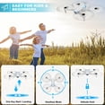 thumbnail image 3 of Drone Con Cámara 1080P Para Principiantes Y Adultos Cuadricóptero De Control Remoto Plegable Con Gestos De Control De Voz Selfie Altitud Hold One Key Start 3D Flips 2 Baterías No Impermeable Juguete P, 3 of 5