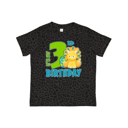 

Inktastic Its My 3rd Birthday with Dinosaur Gift Toddler Boy or Toddler Girl T-Shirt