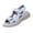 Dark Blue, variant on Adjustable Strap Platform Sport Sandals, Orthopedic Wide Sandals Strappy Arch Support Flat Wedge Sandals Women Open Toe Ankle Strap Comfortable Platform Slip-On Walking Shoes, Gray 9
