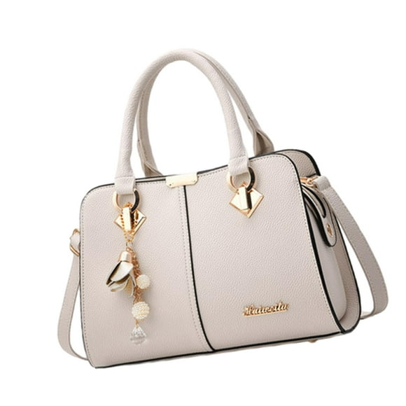 Bolso de mano para mujer, con cremallera grande, con correa para el hombro, bolso cruzado, bolso de hombro