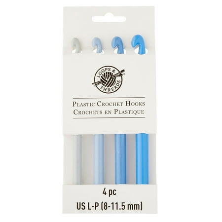 UPC: 0886946952104 | Plastic Crochet Hook Set by Loops & Threads® L-P