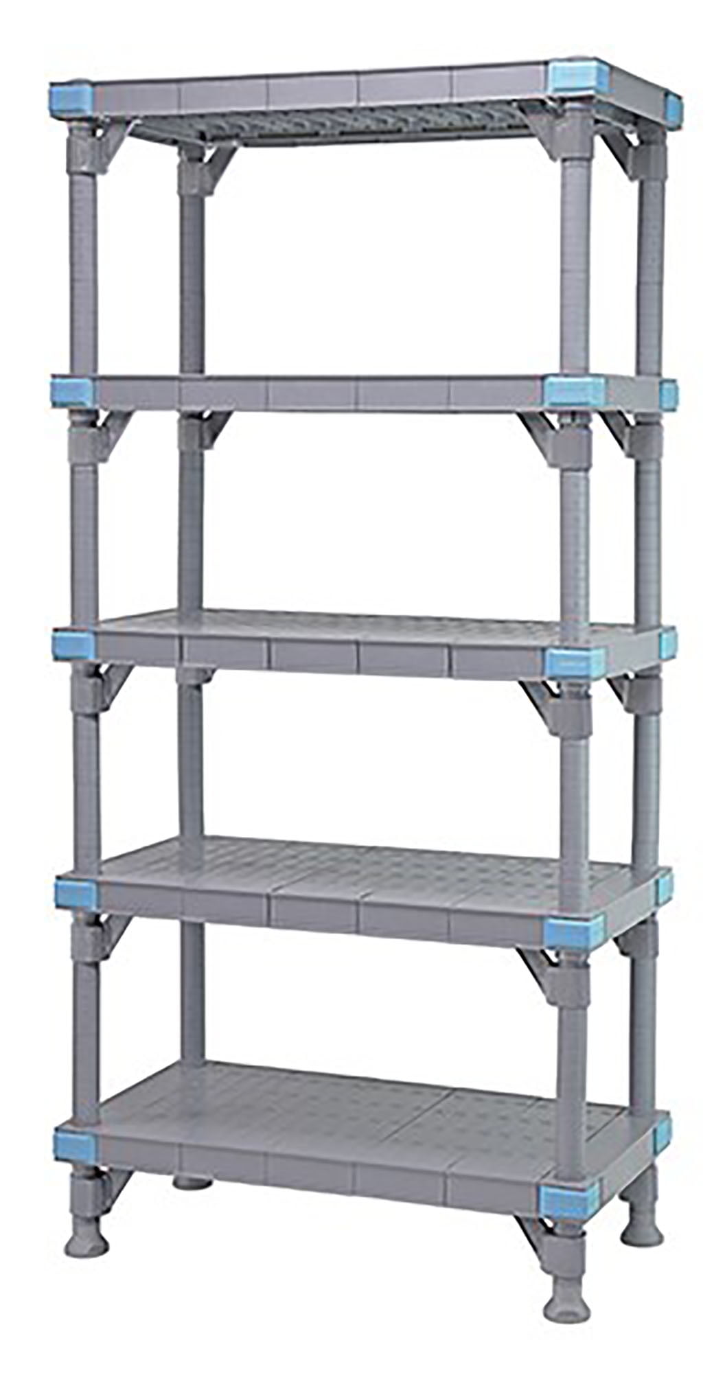 Quantum Storage Systems Millenia Shelving Unit, 60"W x 18"D x 62"H, 5