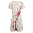 thumbnail image 5 of Japanese Cherry Tree Women's Dress Short Sleeve Summer Sundress Summer Women Clothes, 5 of 7