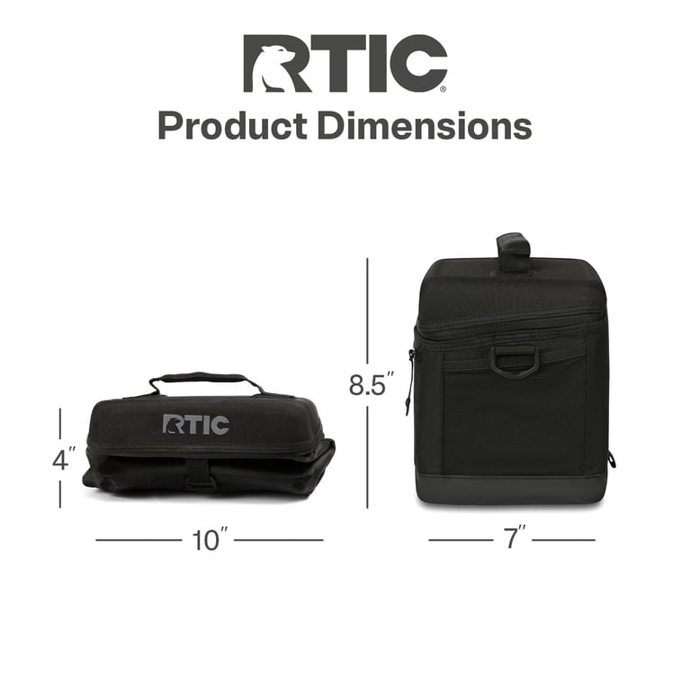 RTIC 8-Can, 5 Qt, Collapsible Soft Cooler with Bottle Opener