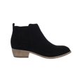thumbnail image 2 of Journee Collection Womens Ramsey Block Heel Ankle Boots Black 10 Medium (B,M), 2 of 5