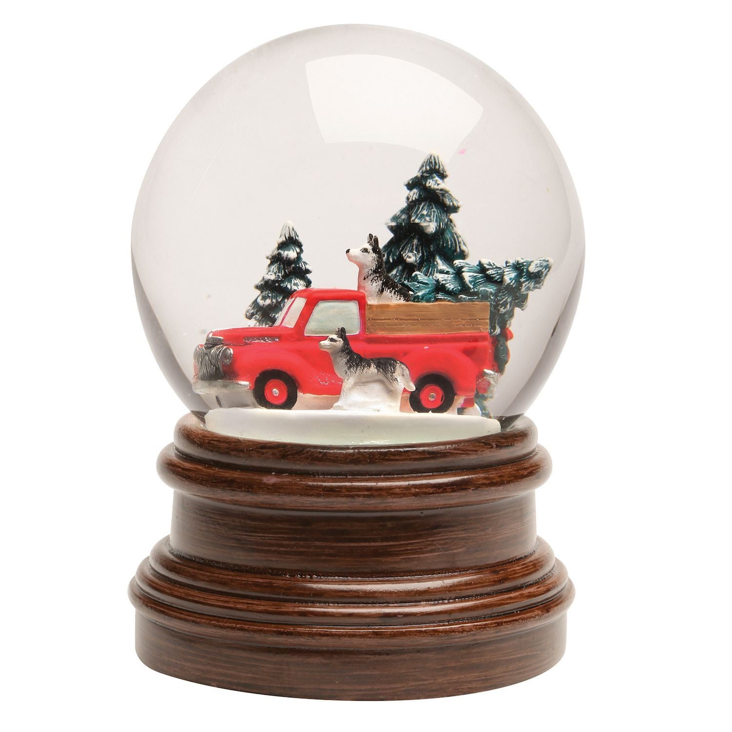 Christmas Snow Globe Musical Snowglobe, Water Globe Truck Snow Globe