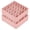 Pink, variant on 2 Pack Sock Organizer Dividers, 48 Cell Fabric Foldable Dresser Storage for Closet Organizers and Storage Boxes for Underwear, Ties Pink