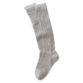 thumbnail image 2 of Yuanlong Womens Knee-High Socks Breathable Mesh Slid Color Thin Knit Stockings Ballet Style Casual Hosiery, 2 of 4