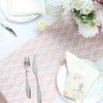 thumbnail image 4 of BalsaCircle 12" x 108" Floral Pattern Lace Table Runner Dusty Rose, 4 of 7