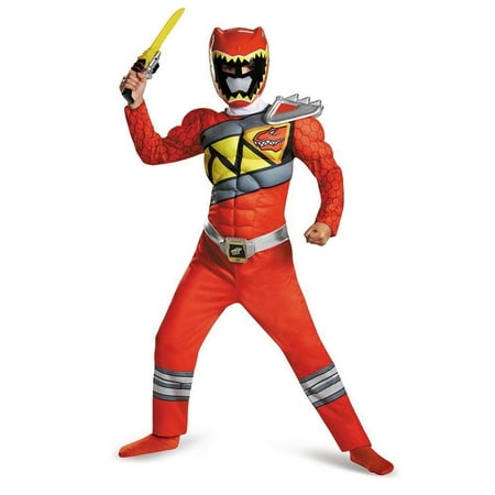 Disguise Red Ranger Dino Charge Classic Muscle Costume