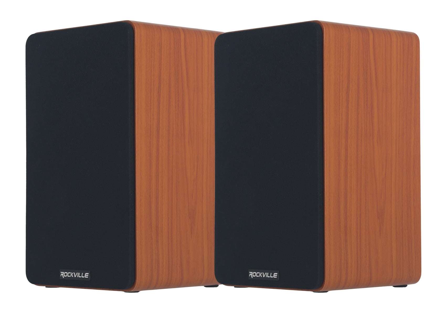 Pair Rockville RockShelf 58C 360w Wood 5.25" Home Theater Bookshelf Speakers/8 Ohm