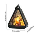thumbnail image 3 of Halloween LED Lantern Lights, Portable Vintage Style Flameless Lantern Skull Skeleton Decorative Lamp for Halloween Home Indoor Outdoor Decoration, 3 of 6