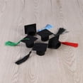 thumbnail image 6 of Tnobhg 20Pcs Felt Mini Graduation Bachelor Hat with Tassels Celebrations Graduation Wine Bottle Topper Graduation Party Supplies, 6 of 7