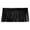 Black, variant on Belagio 2" Wide x 25 Yards Faux Leather Fringe Trim, 1 Bolt, Black
