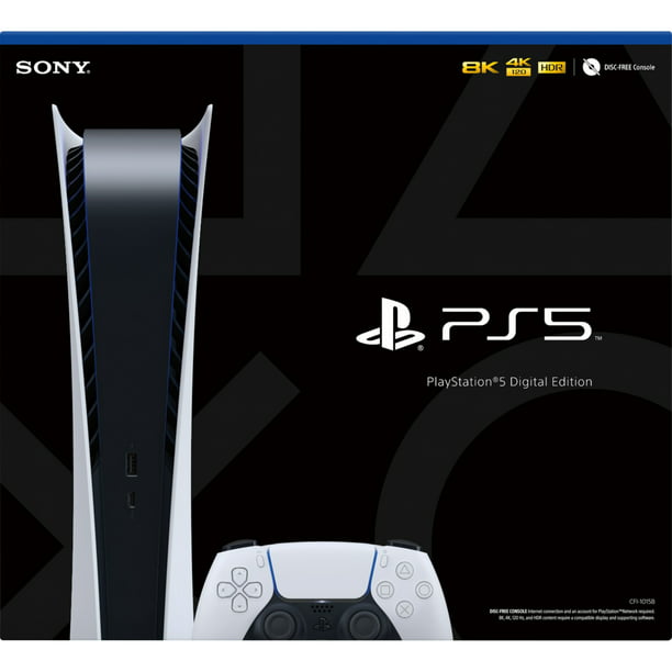 PS5 Sony Playstation 5 NEW Disc Edition Gaming Console + Wireless Controller - 16GB GDDR6, 825GB SSD Storage, 120Hz 8K Output, WiFi 6 - Stylus Pen Ballpoint Pen + USB 3.0 64GB Flash Drive Walmart.com