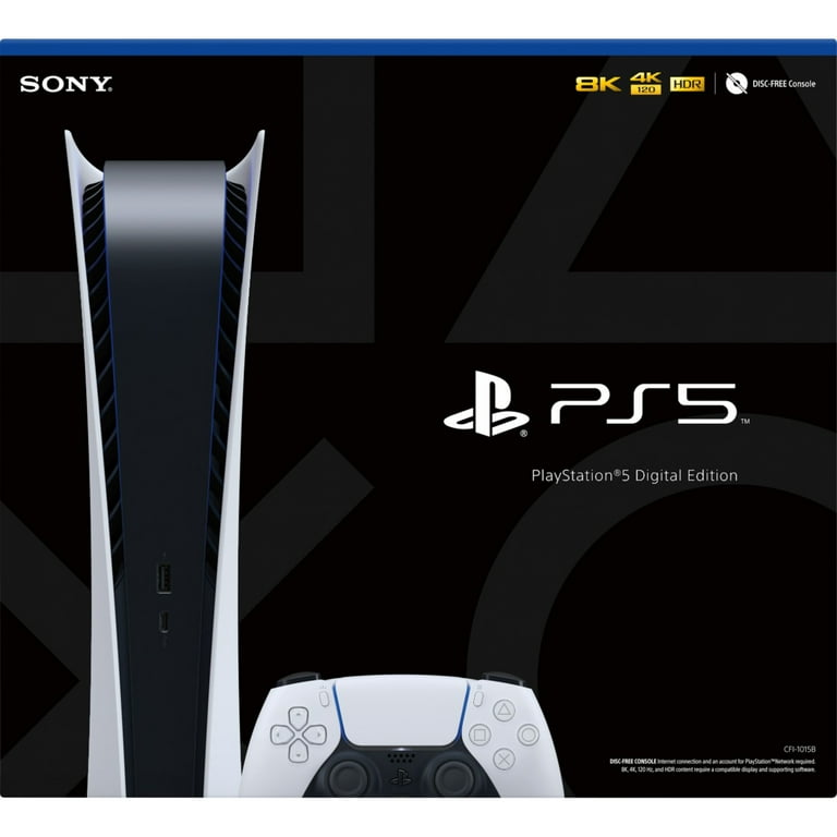 Sony PlayStation 5 PS5 Console PS5 Digital Edition gaming Storage