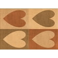 thumbnail image 1 of Ahgly Company Machine Washable Indoor Rectangle Transitional Orange Area Rugs, 2' x 4', 1 of 7