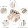 thumbnail image 5 of GAEKEAO Wristlet Wallets for Women RFID Blocking Large Capacity Clutch Wallet Vegan Leather Zip Around Ladies Long Purse, 5 of 7
