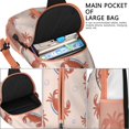 thumbnail image 4 of Crossbody Sling Bag Marine Adorable Crab Hiking Sling Backpack Travel Bag Hiking Bag for Men Women, 4 of 6