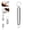 Silvery, variant on 3-in-1 Multifunction Keychain Tool Aluminum Alloy EDC Pocket Gadget with Package Opener, Cleaning Brush & SIM Card Ejector, Portable Tech Maintenance Kit for Keys, Bags & Travel