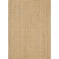 thumbnail image 1 of Unique Loom Braided Jute Collection Hand-Woven Natural Fibers Natural/Beige Area Rug, 7 x 10 Feet, 1 of 1