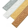 thumbnail image 3 of 3D Tiles Diy Sticker Waterproof Skirting Sticker Border Self-Adhesive Decoration,92x2x0.16inch, 3 of 4