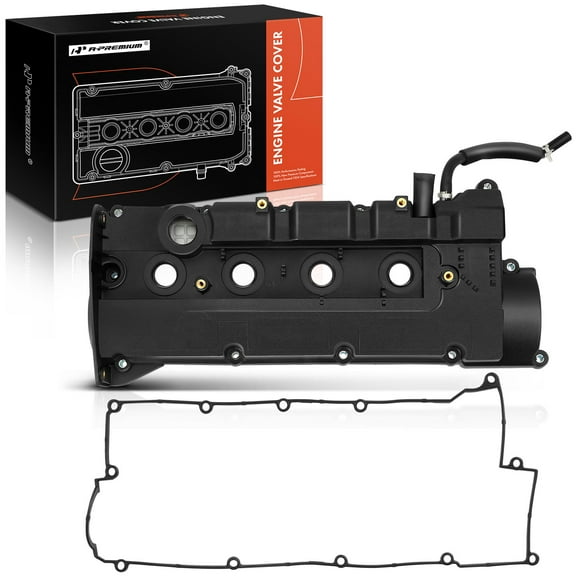 A-Premium Engine Valve Cover with Gasket Compatible with Hyundai Elantra Tiburon Tucson Kia Spectra Spectra5 Sportage 2004-2009 2.0L