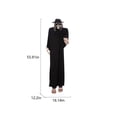 thumbnail image 3 of Fiudx Ofertas y liquidaciones Fantasma colgante de Halloween, fantasma colgante con control de voz con ojos LED brillantes y sonido estridente espeluznante, fantasma siniestro aterrador con cabeza vi, 3 of 7