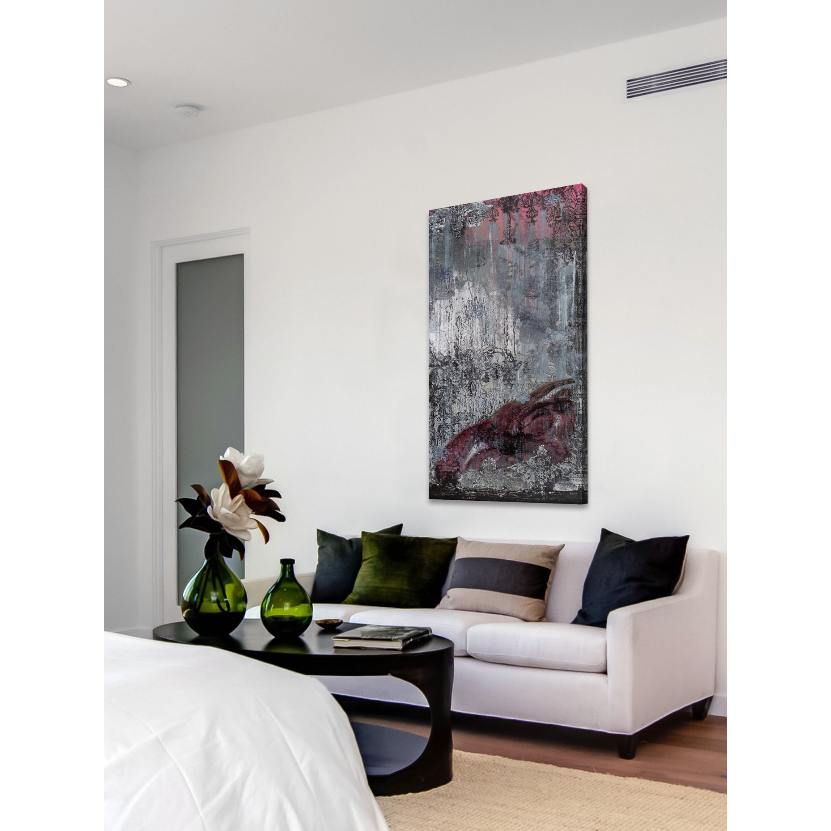 MARMONT HILL  - 'Hibernation I' by Tracy Silva Barbosa Painting Print on Wrapped Canvas - Multi-Color 22.5 x 45