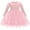 Pink, variant on Arshiner Toddler Girls Tutu Tulle Dress Fall Winter Long Sleeve Party Dresses | Star Sequin Birthday Princess Formal Fancy Princess Dress