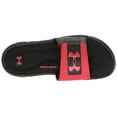 thumbnail image 3 of Under Armour Ignite V Mens Slide Black/ Red 10, 3 of 4