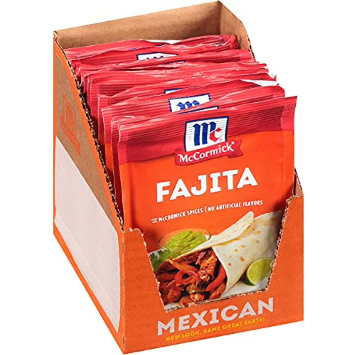 Mccormick Fajita Seasoning Mix, 1.12 Oz (Pack Of 12)