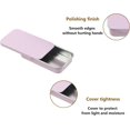 thumbnail image 3 of Geesatis 10pcs Pink Metal Box Containers,Empty Slide Top Small Metal Containers,Rectangular Empty Tinplate Storage Box Containers(2.36" L*1.34" W*0.39" H), 3 of 7