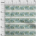 thumbnail image 1 of oneOone Cotton Poplin Twill White Fabric Leaves & Floral Block Quilting Supplies Print Sewing Fabric By The Yard 56 Inch Wide, 1 of 4