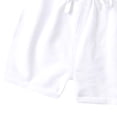 thumbnail image 5 of Babcutegg Kids' Summer Casual Shorts with Drawstring Lightweight Clothes for Boys and Girls White Size 7-8, 5 of 7